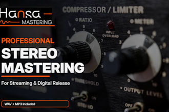 professionally master your song for streaming platforms