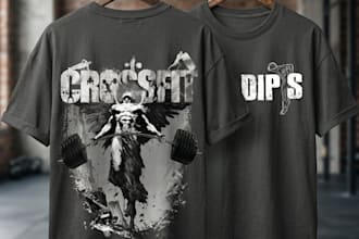 design custom typography and trendy text t shirt designs