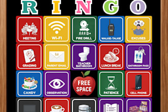 create bingo cards with images or phrases