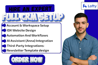 set up real estate lofty crm smart plans and lofty idx website
