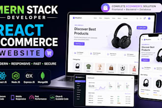 build a full custom ecommerce website