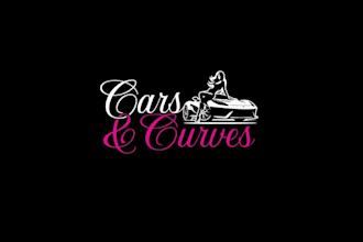 design thrilling super cars curves logo