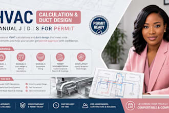 do hvac calculation and duct design for permit manual jds