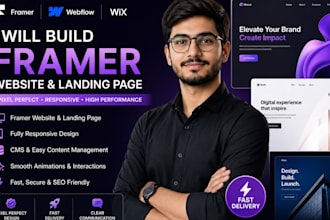 build framer website framer landing page create framer website