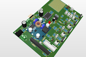 help you in designing the circuit schematic and pcb