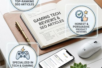 write SEO affiliate articles and product reviews