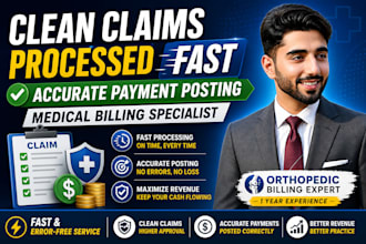 do medical billing claim submission and payment posting for orthopedic surgery