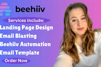 setup beehiiv newsletter design,beehiiv landing page, beehiiv website,beehiiv ai