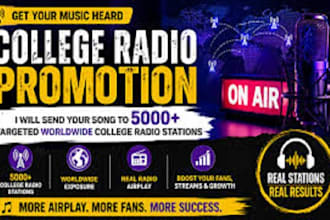 do professional airplay promotion for your song on chicago wgn radio