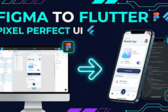 convert figma design to flutter app UI
