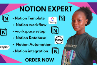 clickup notion notion expert notion template notion crm notion dashboard planner