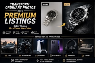 transform your car photos into premium marketplace listings