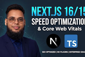 optimize your nextjs application for maximum speed and SEO