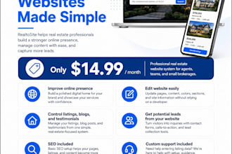 develop a real estate website