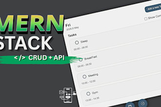 develop mern stack web as full stack developer