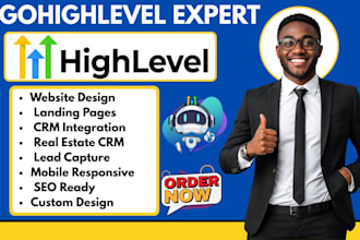 design gohighlevel website gohighlevel landing page ghl real estate integration
