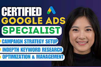 manage and optimize google ads adwords campaign, SEM ecommerce tracking, PPC