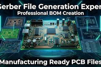 create gerber files and bom from your circuit schematic