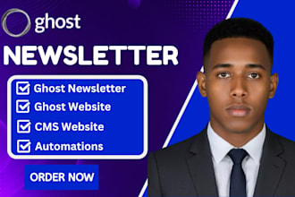 build ghost newsletter, ghost cms website build ghost blog, ghost migrate
