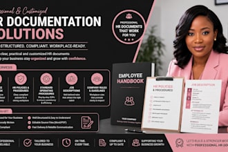 prepare your employee handbook, HR policies, sops and manual jds