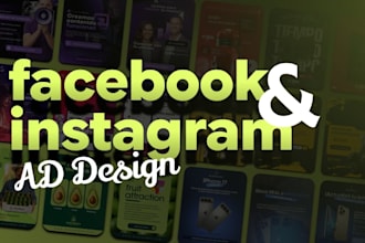 design creative facebook and instagram  posts