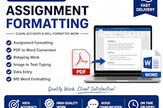 professionally format assignments and documents
