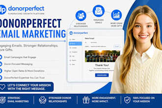 set up donorperfect email marketing fundraising campaigns template seqquences