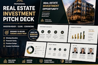 design real estate investment pitch deck property investor deck fundraising deck