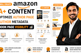 create amazon a content optimize author page author metadata book visibility
