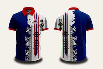 do create polo shirt design for your club and brand