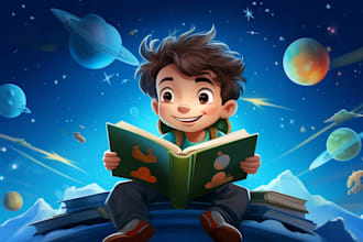 create childrens book illustrations for you