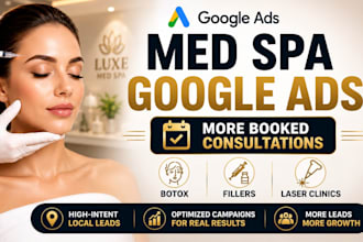 run google ads for med spa botox and aesthetic clinics