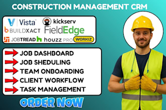 setup jobtread buildxact houzz pro fieldedge viewpoint vista workiz kickserv