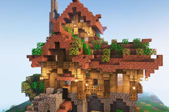 build professional custom minecraft builds for you
