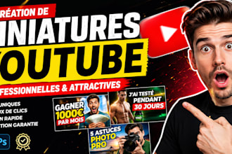 design high CTR youtube thumbnails