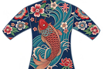 make a traditional japanese irezumi tattoo