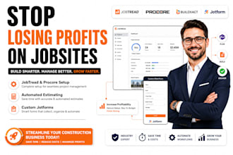 build jobtread construction management system procore ixact jotform automation