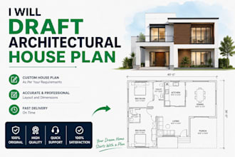 draft architectural house plan