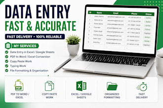 fast and accurate data entry