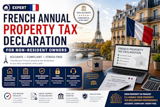 prepare expert french annual property tax declaration for non resident owners