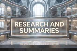 provide you with a comprehensive research within 24 hours
