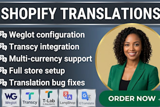 setup and fix shopify translation weglot transtore libautech langshop transcy