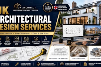 design UK house extension loft conversion floor site plans