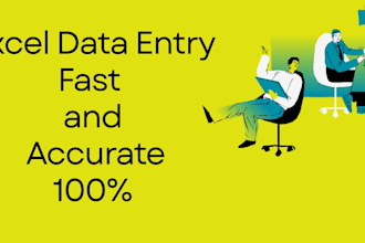 do data entry and excel spreadsheet work accurately