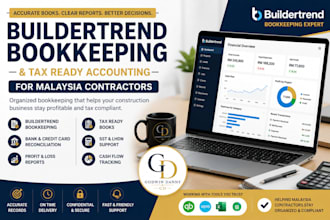 manage buildertrend bookkeeping and tax ready accounting for malaysia contractor