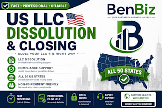 dissolve wyoming, delaware or new mexico llc professionally