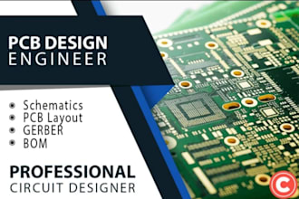 design professional pcb and schematic for your electronics project