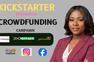 promote your kickstarter, crowdfunding campaign, indiegogo, fundraising