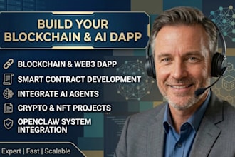 build block chain web3 dapp smart contract crypto nft ai agent, openclaw system