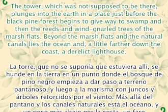 translate from english to spanish and spanish to english